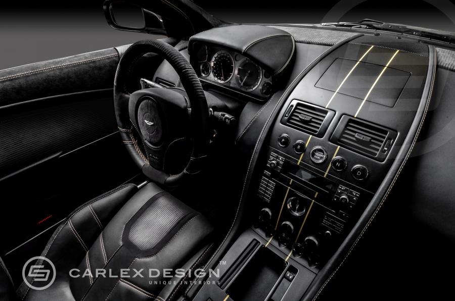 Интерьер Aston Martin DB9 by Carlex Design 2014 года  (фото 5 из 8)